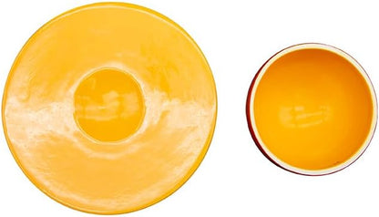 ABYSTYLE One Piece Strawhat (Bowl And Saucer/Set Scodella E Piatto