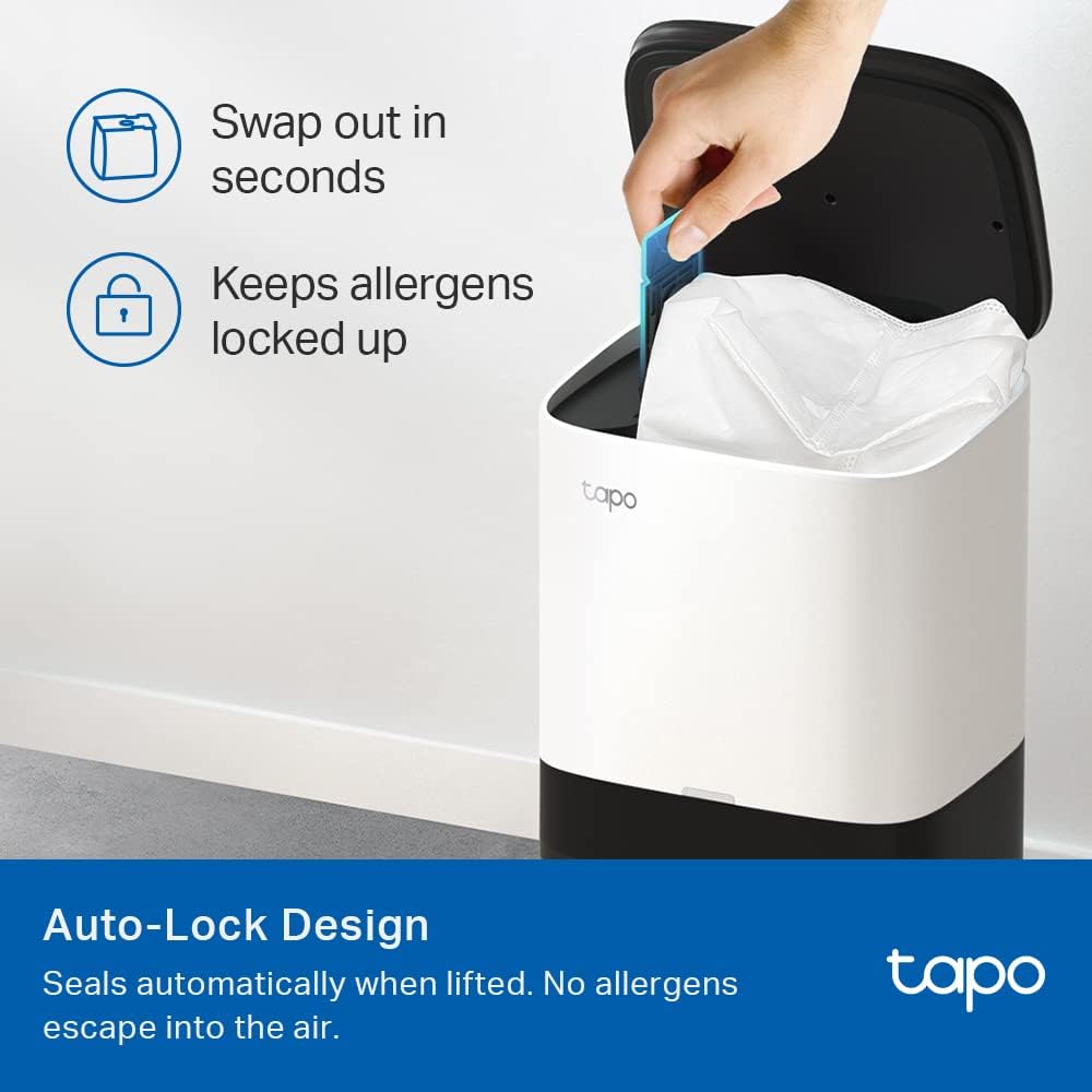 Tapo Rva200 - Dust Bag - For Automatic Emptying Station (Pack Of 3) - For Tapo Rv10 Plus V1, Rv30 Plus V1