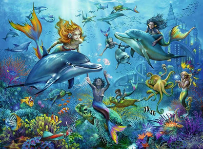 Ravensburger - Legpuzzel XXL Zeemeermin 100st.
