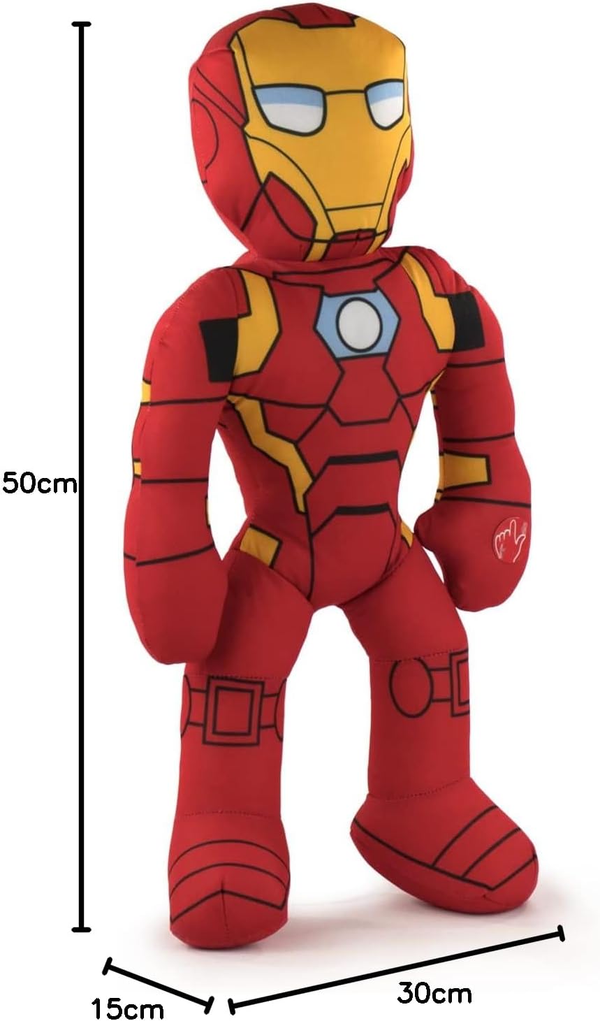 TOYS MARKET SRL 9266 Marvel PERS. Soft Sound Effect 50 cm