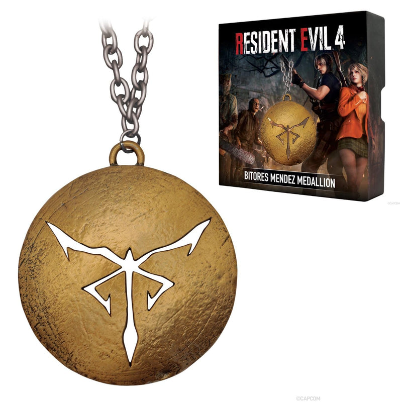 FaNaTtik Resident Evil 4 Bitores Mendez Sammlerstück Metall Medaillon an Kette