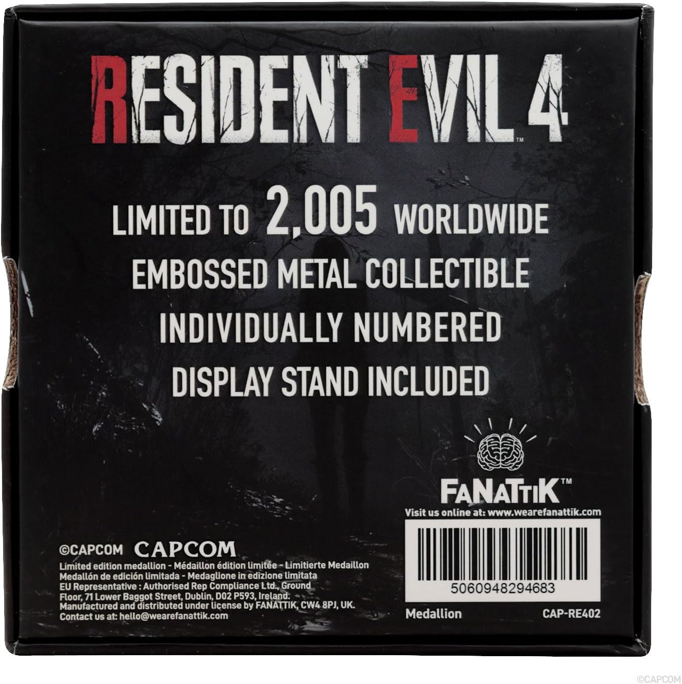 FaNaTtik Resident Evil 4 Bitores Mendez Sammlerstück Metall Medaillon an Kette
