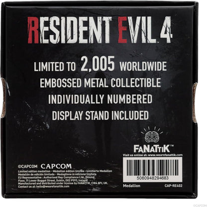 FaNaTtik Resident Evil 4 Bitores Mendez Sammlerstück Metall Medaillon an Kette