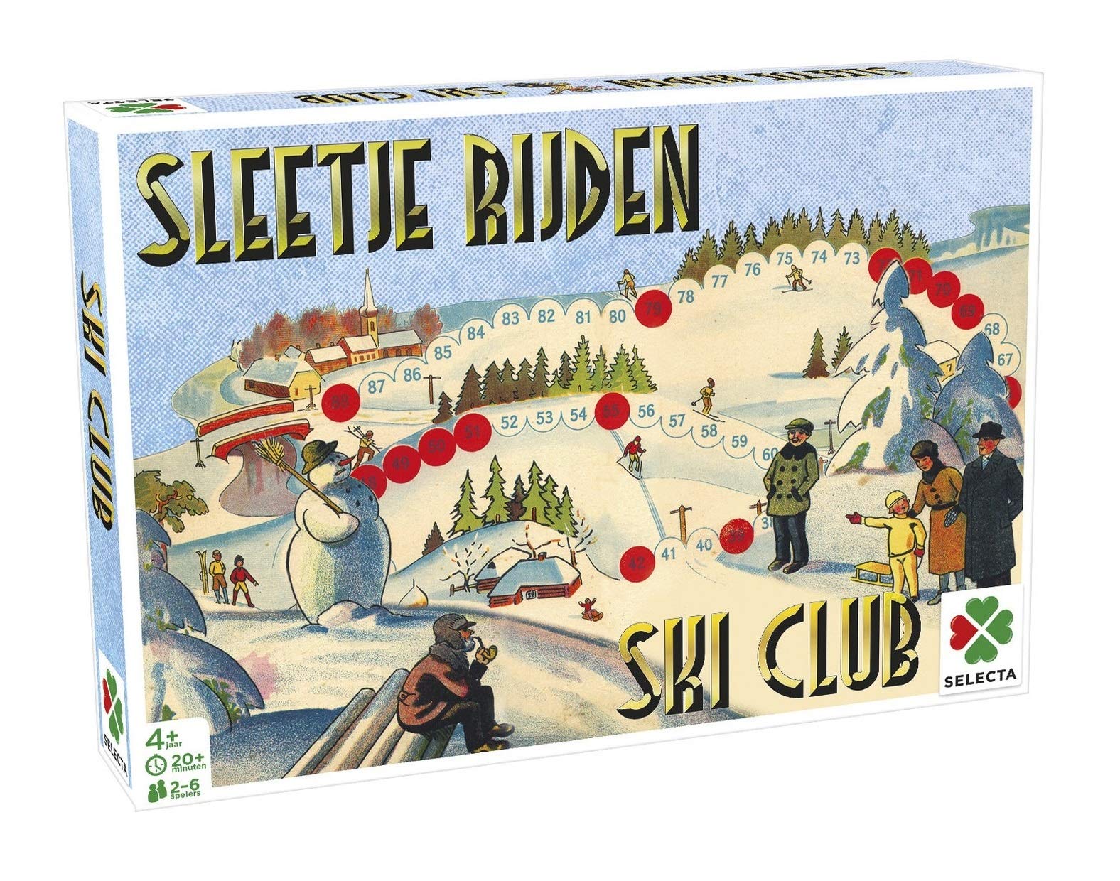 Diverse merken Spellen van toen: Sleetje Rijden / Ski Club