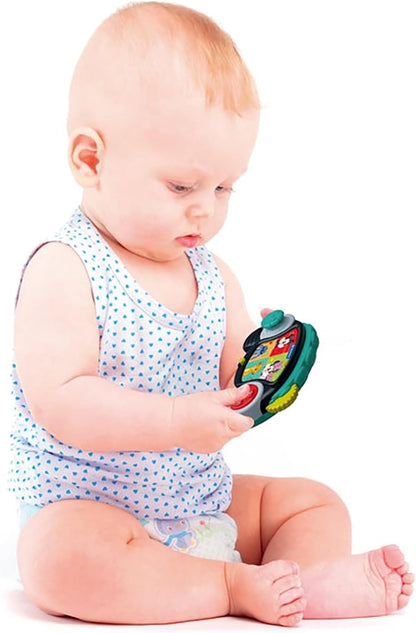 Clementoni Baby Disney Controller Joystick voor kinderen, 12-36 maanden, met geluiden en lichten, imitatie educatief spel voor de vroege kindertijd, bevordert de behendigheid en de cognitieve