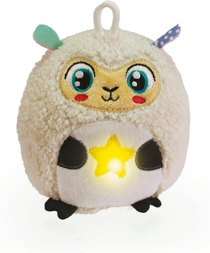 Clementoni Baby for You - Twinkle Twinkle Little Sheep, Luce Notturna per Bambini, Gioco Prima Infanzia da 0 Mesi+, Pecorella con Luci e Suoni Rilassanti, Supporto per Sonno Sereno, 17499
