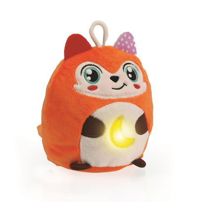 Clementoni Baby for You – Twinkle Twinkle Little Fox, Zorro con Luces y Sonidos relajantes, Soporte para sueño Sereno (17555
