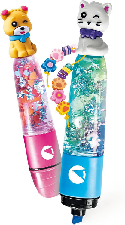 Clementoni - Clementoni Idea Maak je eigen Markeerstiften - Sweet Pets