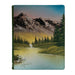 Ultra PRO - Bob Ross Mountain Retreat 9-Pocket Zippered PRO-Binder, Trading Card Collectors Organized Gaming Accessories Artistic Storage Premium Binder Bob Ross Art-Inspired Side-Loading Album