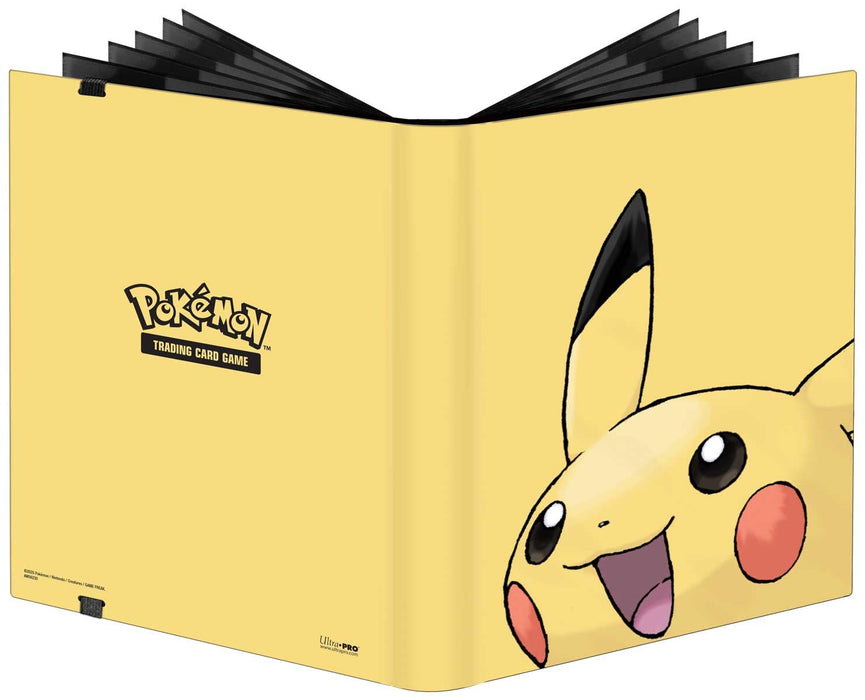 Ultra PRO - 2025 Pikachu 9 Pocket PRO Binder for Pokémon Cards & Standard Size Cards, Holds up to 360 Cards in Ultra PRO 9 Pocket Pages
