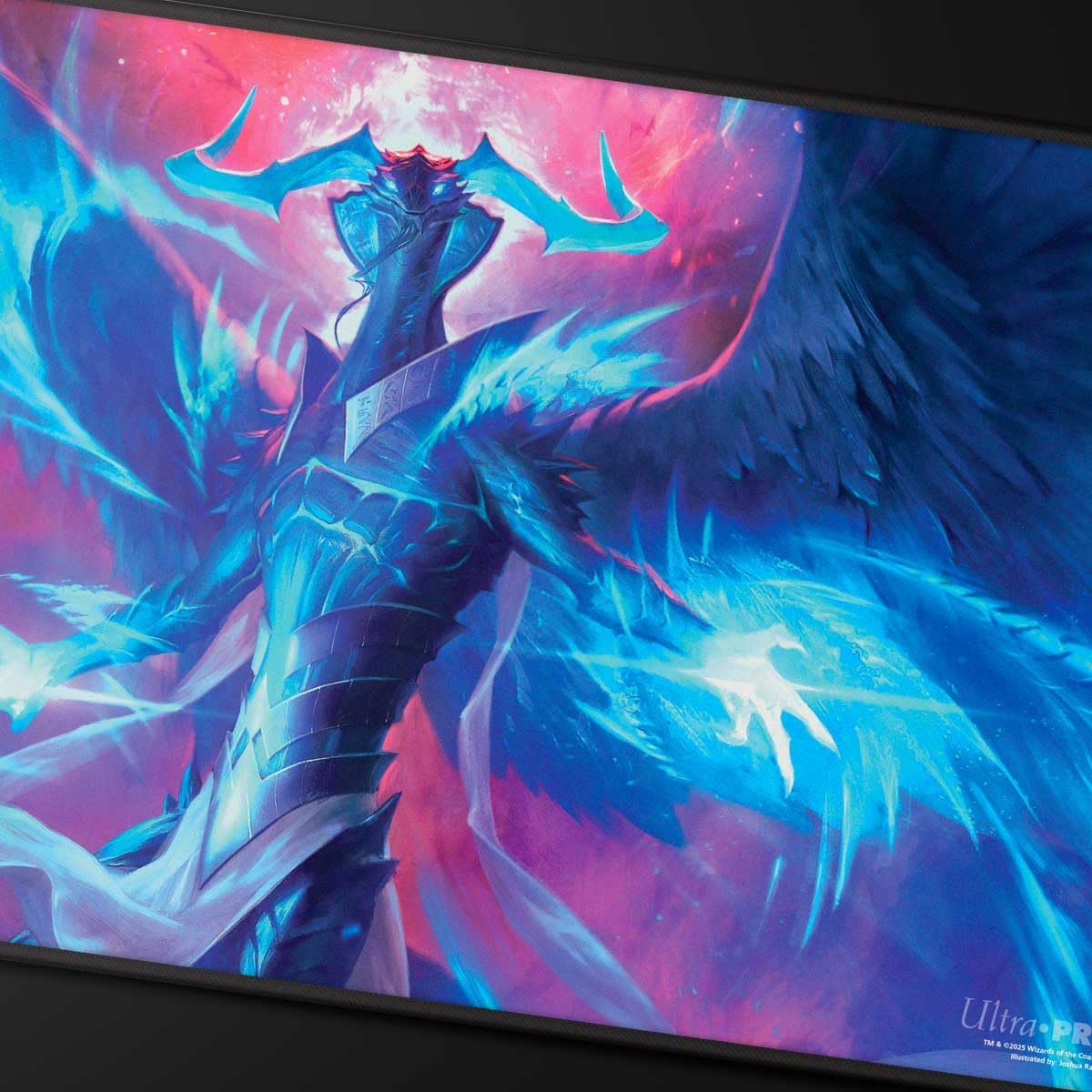 Ultra PRO - Tarkir Dragonstorm Black Stitched Playmat Planeswalker for Magic: The Gathering