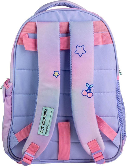 School Bag Stitch Lilac 32 X 5,5 X 45 Cm