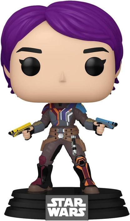 Funko Pop! Star Wars: Ahsoka TV - Sabine Wren - Glow In the Dark - Amazon Exclusive - Collectable Vinyl Figure - Gift Idea - Official Merchandise - Toys for Kids & Adults - TV Fans