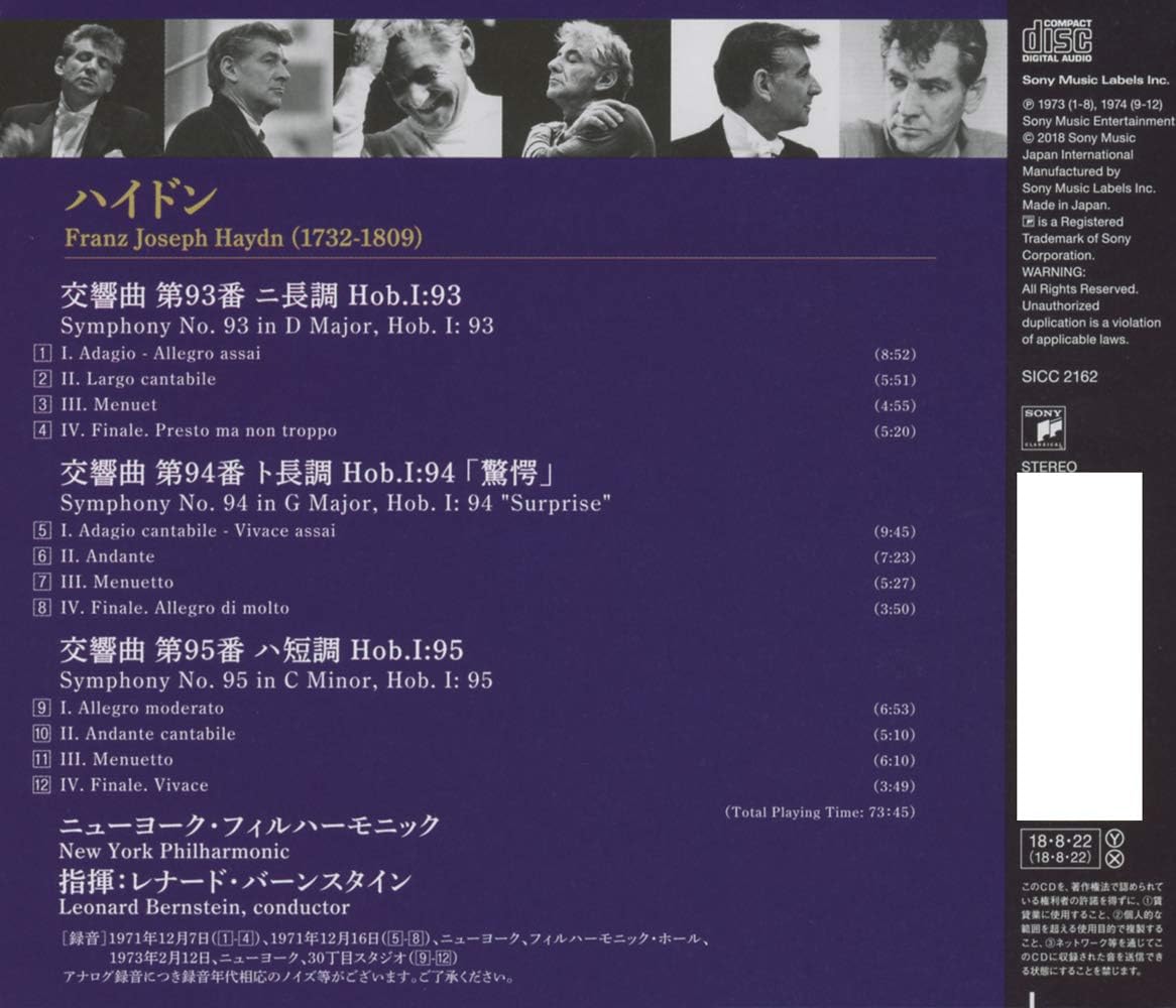 Joseph Haydn - Symphonies 93 94 Surprise