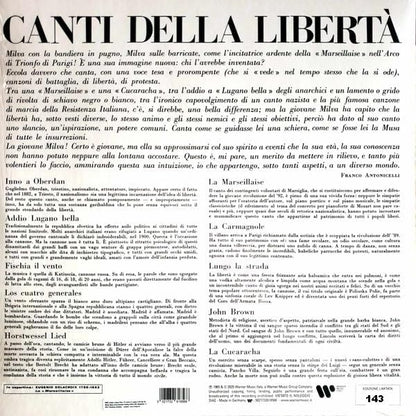 Canti Della Liberta' Red) (Rsd 2025