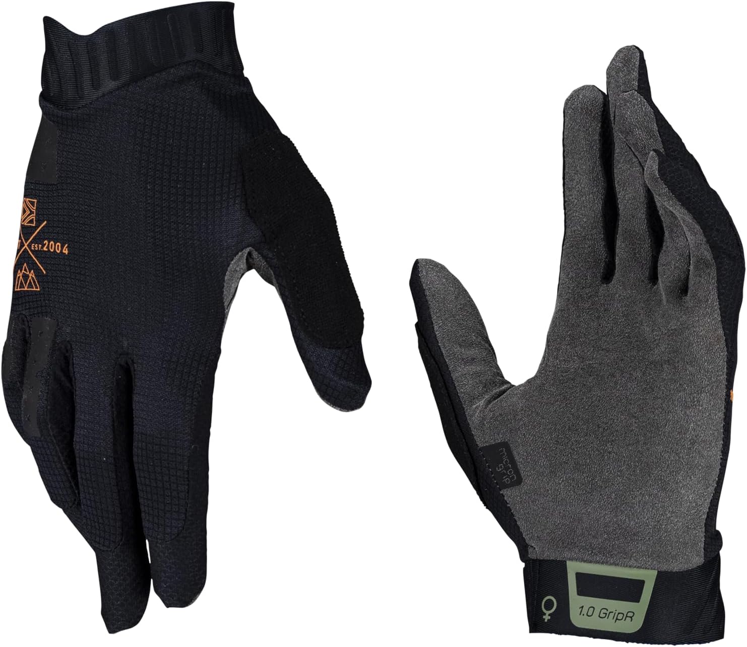 Leatt Gripr 1.0 Women's MTB Gloves with MicronGrip Seamless Palm