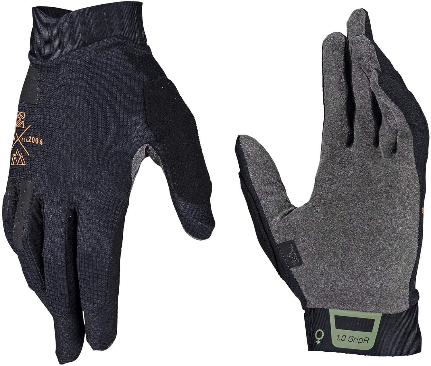 Leatt Gripr 1.0 Women's MTB Gloves with MicronGrip Seamless Palm