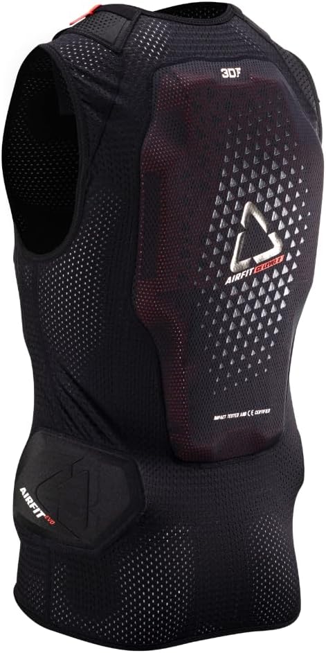 Leatt 3DF AirFit Evo Back Protector Jacket – S 160-166 cm, Black, S