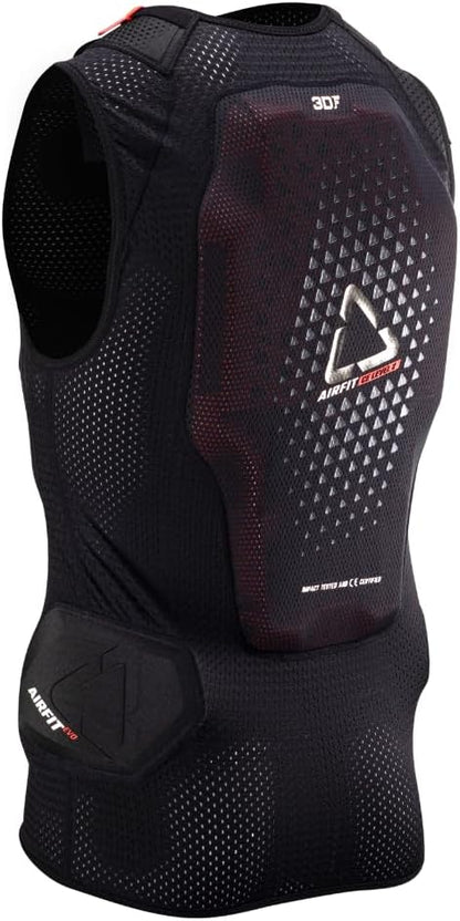 Leatt 3DF AirFit Evo Back Protector Jacket – S 160-166 cm, Black, S