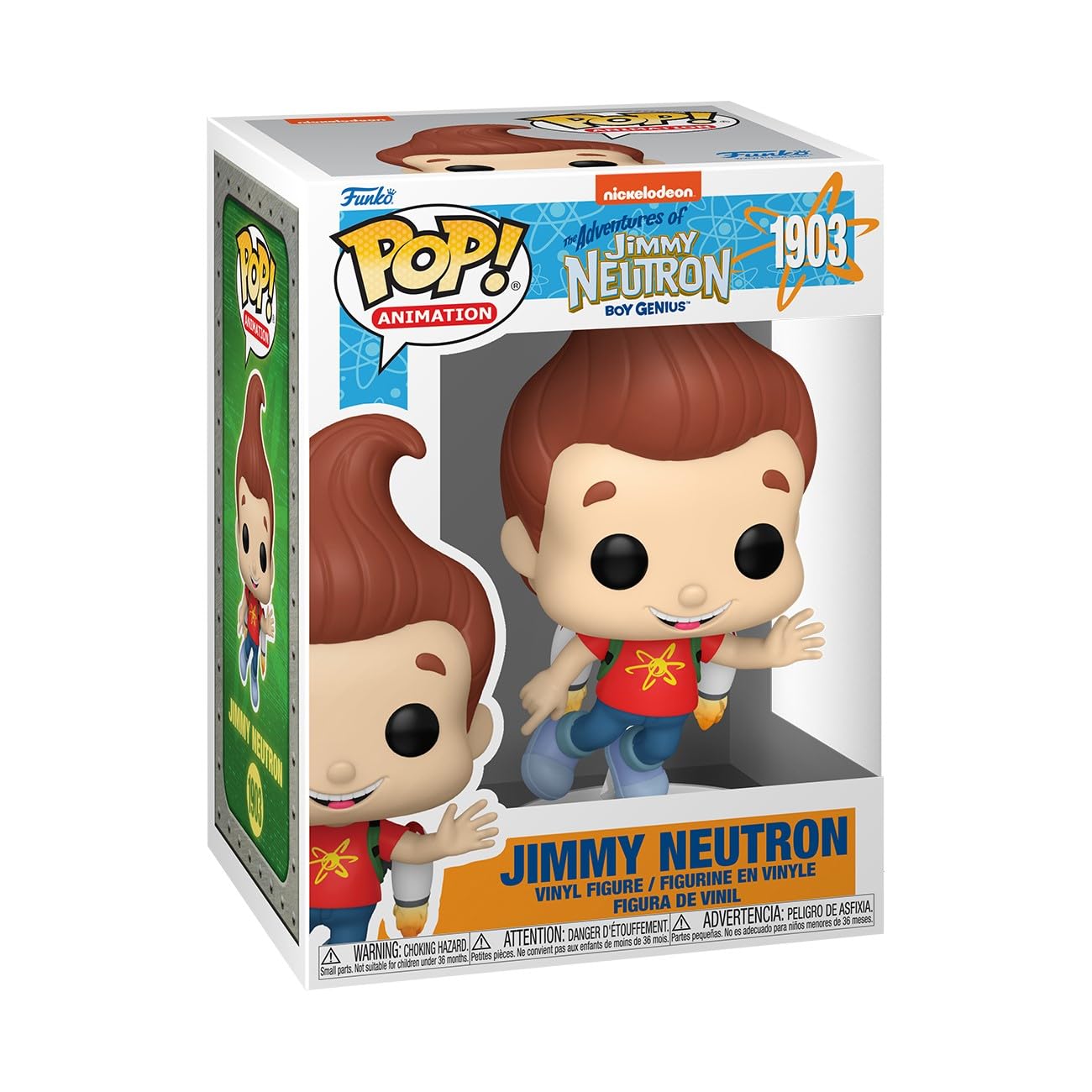 Funko POP! Animation: Jimmy Neutron - Jimmy - Collectable Vinyl Figure - Gift Idea - Official Merchandise - Toys for Kids & Adults - TV Fans - Model Figure for Collectors and Display