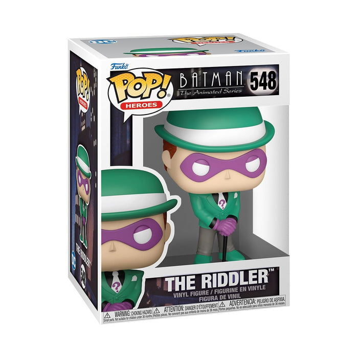 Funko POP! Animation: BTAS - the Riddler - Animated Batman - Collectable Vinyl Figure - Gift Idea - Official Merchandise - Toys for Kids & Adults - TV Fans - Model Figure for Collectors and Display