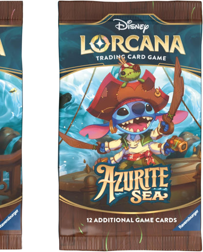Disney Lorcana Trading Card Game: Azurite Sea - Booster (Englisch
