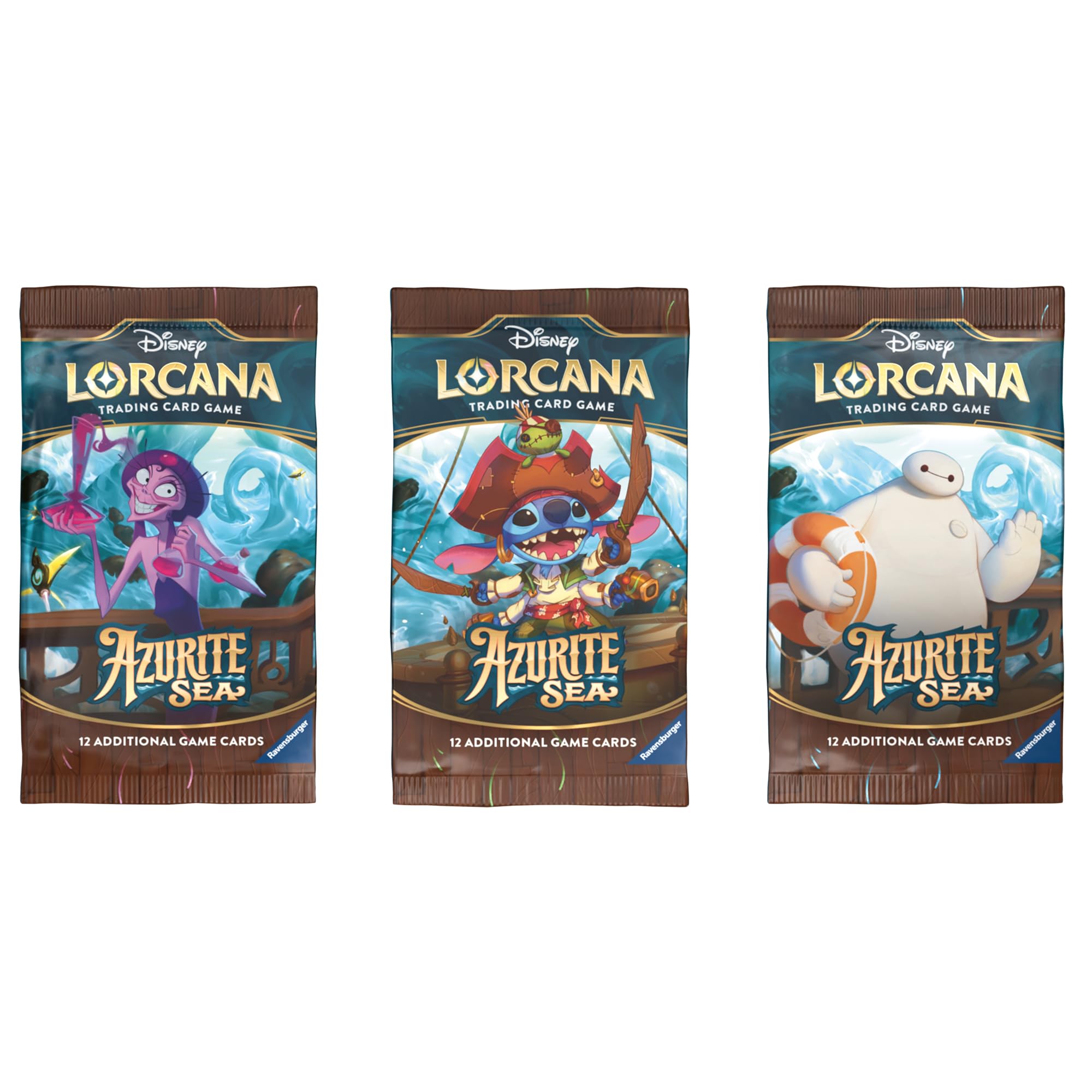 Disney Lorcana Trading Card Game: Azurite Sea - Booster (Englisch