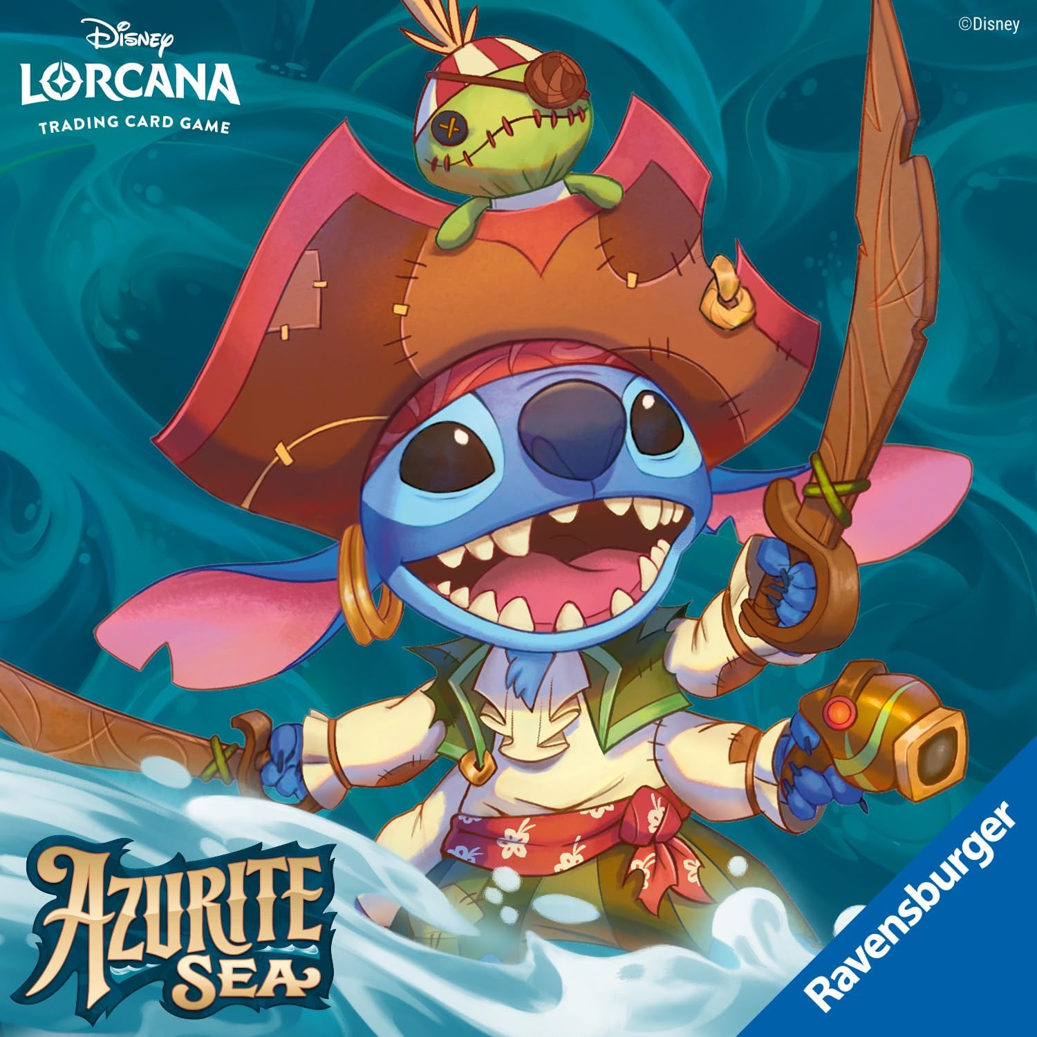 Disney Lorcana Trading Card Game: Azurite Sea - Booster (Englisch