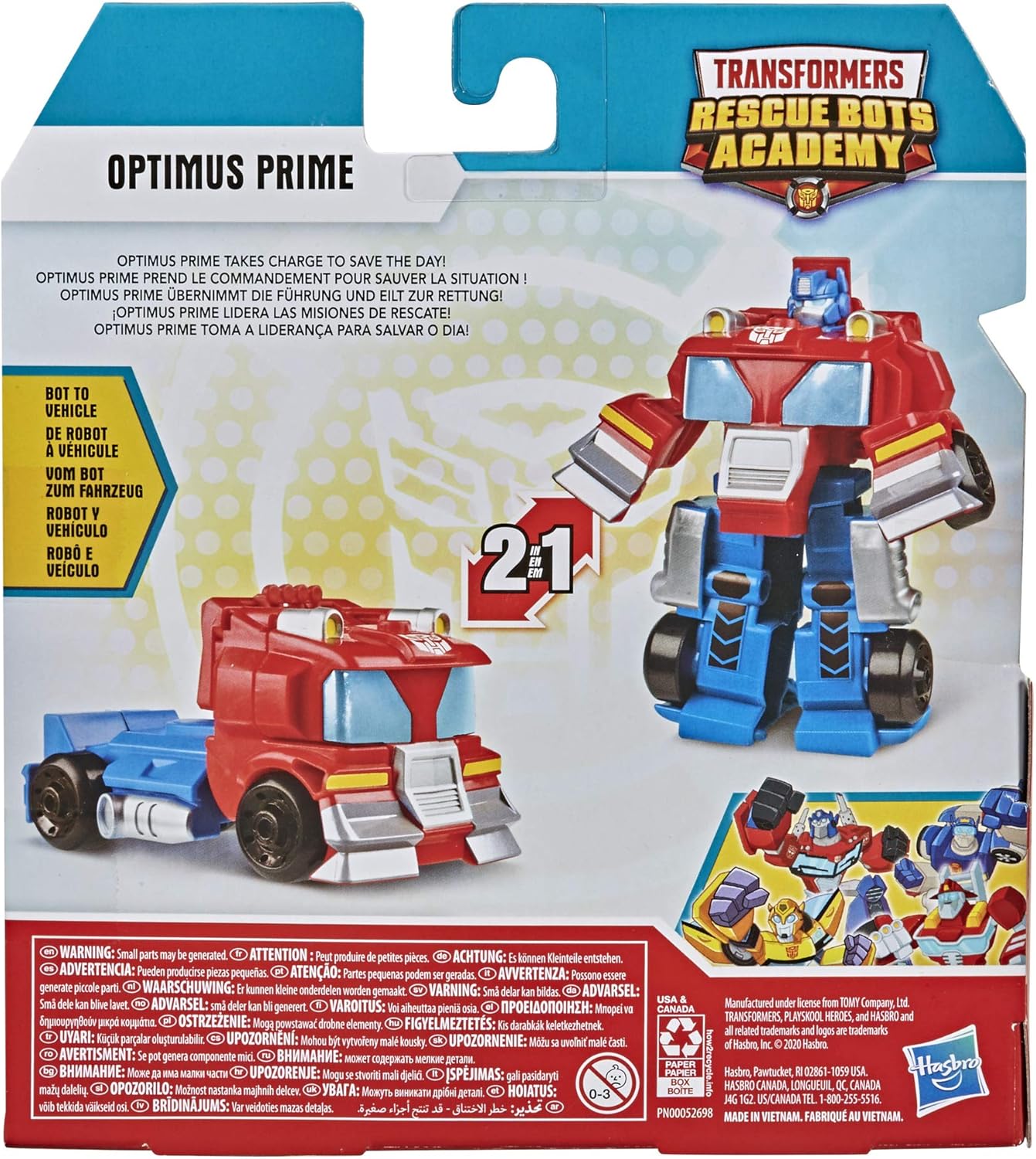 Transformers Rescue Bots Academy Figure - Optimus Multicolor F0887