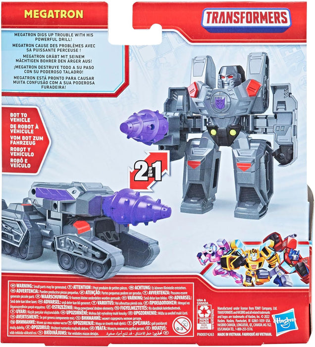 Transformers Classic Heroes Team Megatron Converting Toy 4.5" Action Figure for Ages 3+