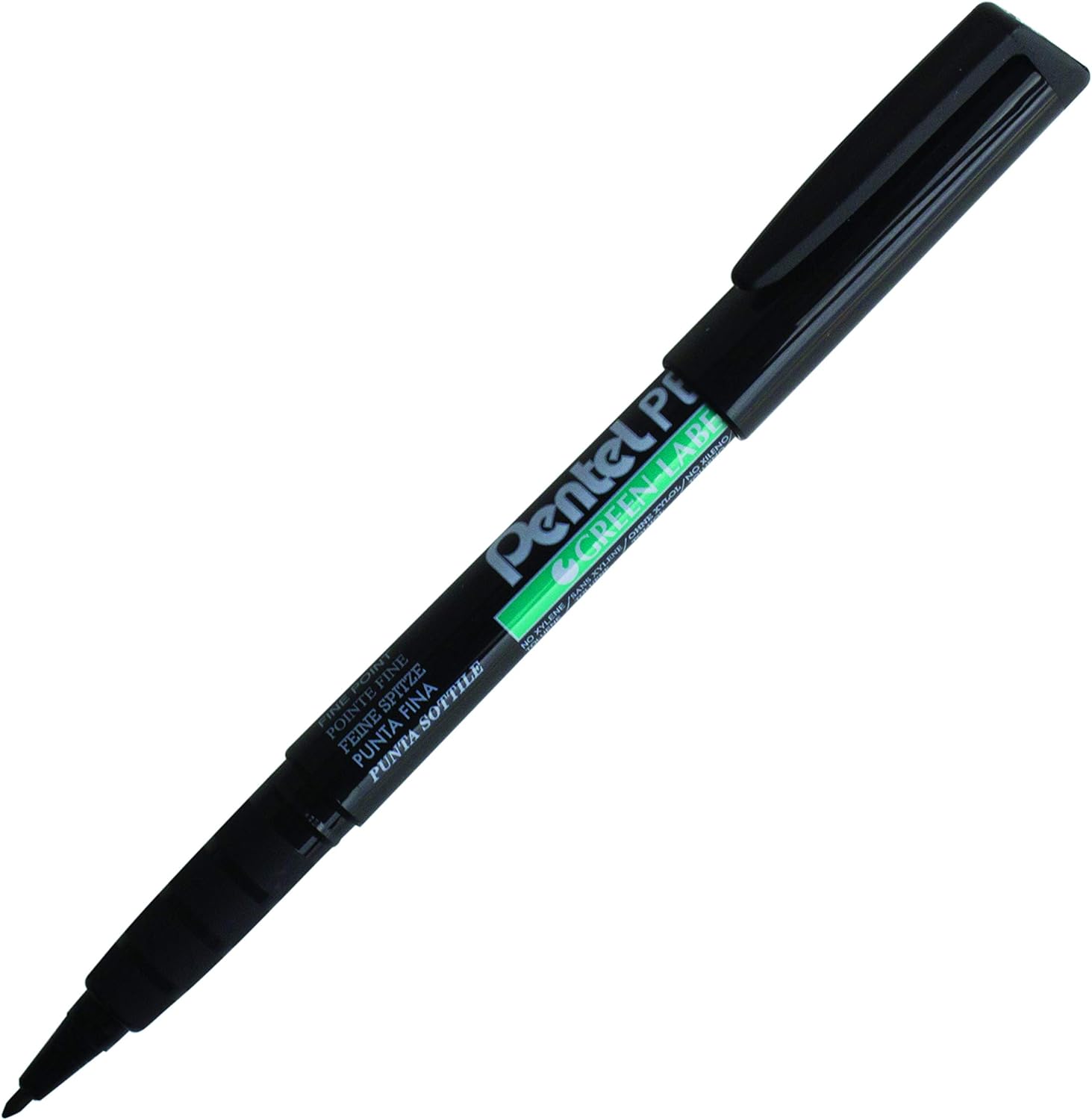 Pentel Rotuladores permanentes sin xileno/tolueno, línea de 0,8 mm, color