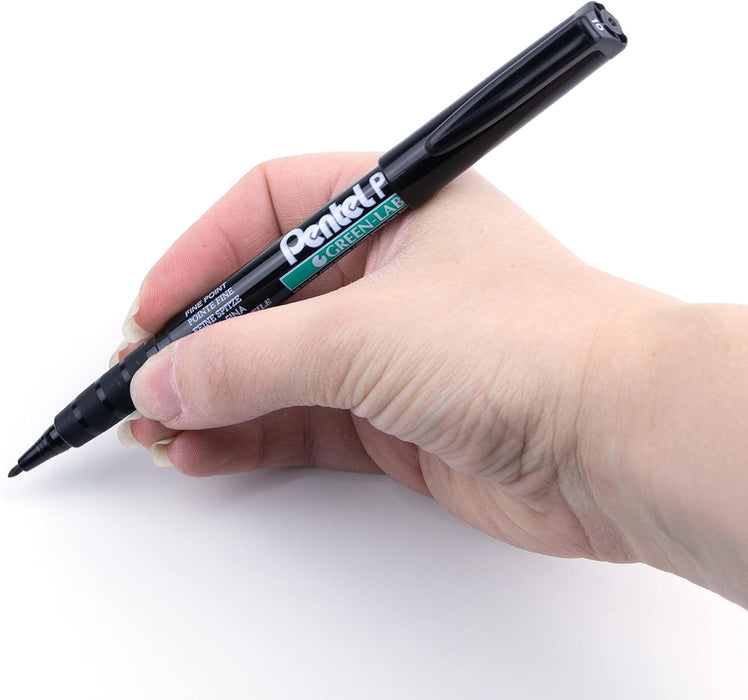 Pentel Rotuladores permanentes sin xileno/tolueno, línea de 0,8 mm, color