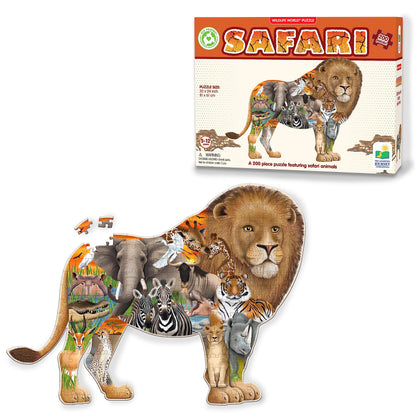 The Learning Journey: Wildlife World - Safari Puzzle -200pcs