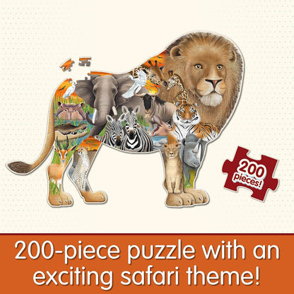 The Learning Journey: Wildlife World - Safari Puzzle -200pcs
