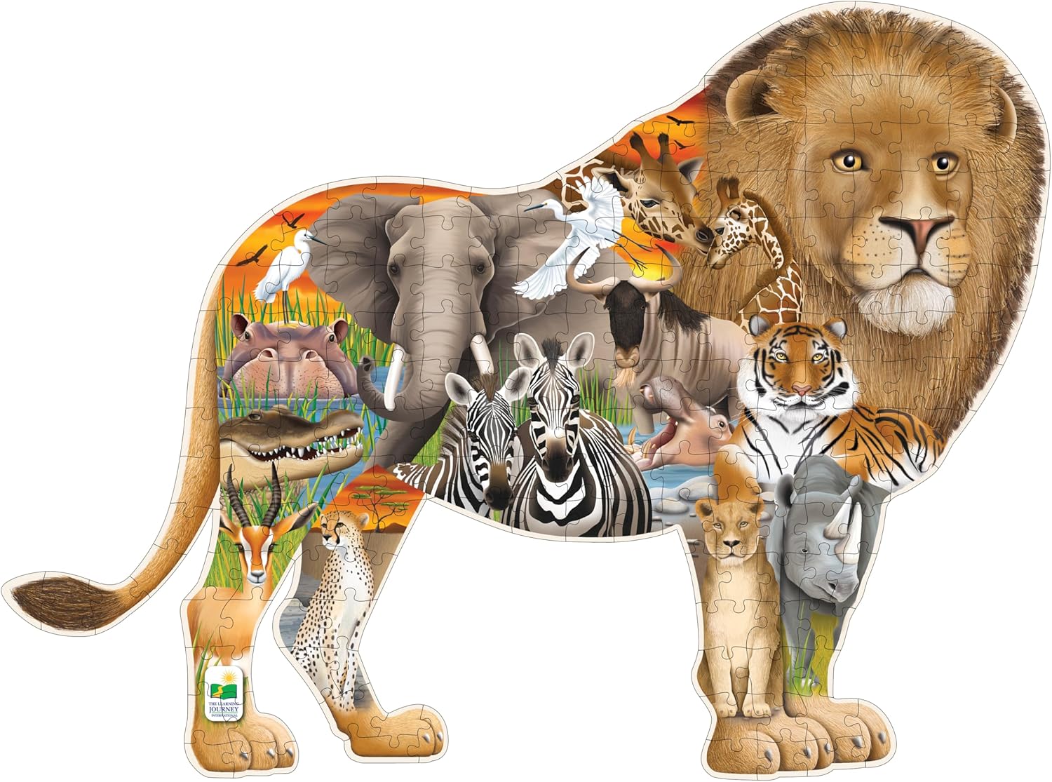 The Learning Journey: Wildlife World - Safari Puzzle -200pcs