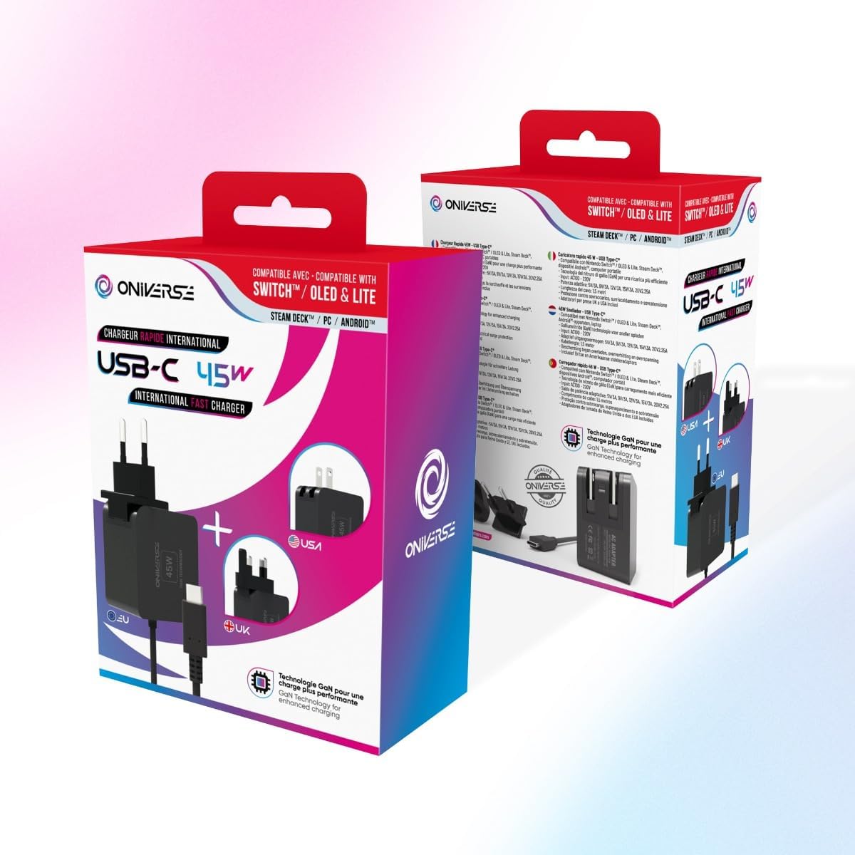 Oniverse Nsw International Fast Charger 45W - Black