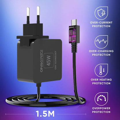 Oniverse Nsw International Fast Charger 45W - Black