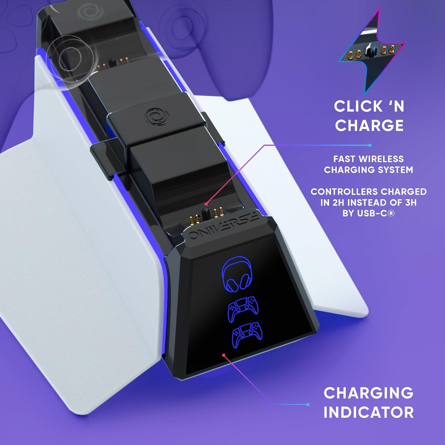 Oniverse Ps5 Fast Charging Station X3