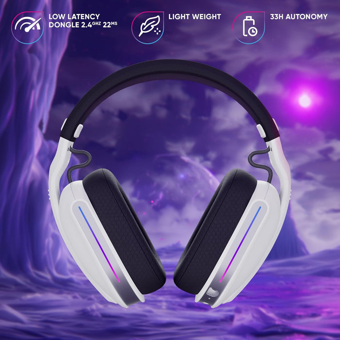 Oniverse Wireless Gaming Headset Polaris - Celestial White