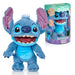 WOW! STUFF Disney Chatty Stitch Deluxe, Puppetronic animatronisch pluche, spreekt & beweegt zich, meer dan 50 geluids- en bewegingsopties, 30 cm groot, voor kinderen vanaf 6 jaar en volwassenen, blauw