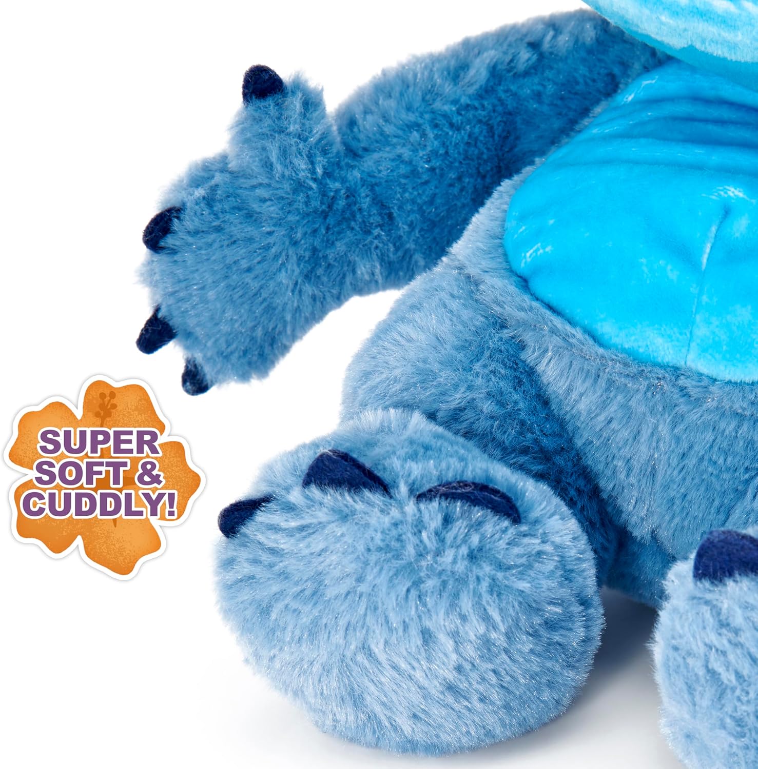 WOW! STUFF Disney Chatty Stitch Deluxe, Puppetronic animatronisch pluche, spreekt & beweegt zich, meer dan 50 geluids- en bewegingsopties, 30 cm groot, voor kinderen vanaf 6 jaar en volwassenen, blauw