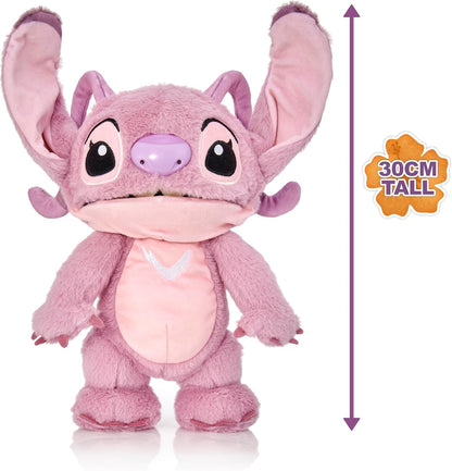 WOW STUFF! Disney Chatty Angel Deluxe Puppetronics | Puppetronic Angel |Puppet Animatronic | Meer dan 50 actie- en geluidscombinaties | 30cm/12 inch Hoogte | Leeftijd 6 tot volwassene