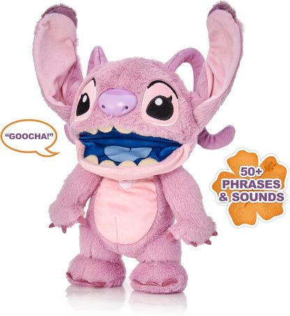 WOW STUFF! Disney Chatty Angel Deluxe Puppetronics | Puppetronic Angel |Puppet Animatronic | Meer dan 50 actie- en geluidscombinaties | 30cm/12 inch Hoogte | Leeftijd 6 tot volwassene