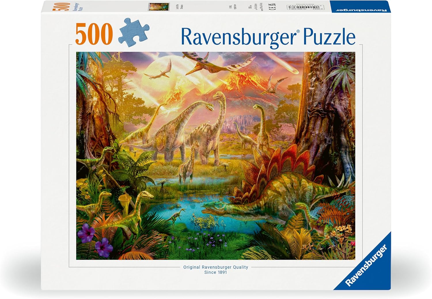 Erwachsenenpuzzle 500 Teile - Im Dinoland