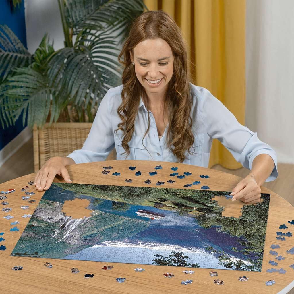 Erwachsenenpuzzle 1000 Teile - Norwegischer Fjord