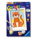 Ravensburger - CreArt Serie F: Tigre Giocosa, Dipingere con i Numeri, Kit Pittura Bambini, Cornice Inclusa, Gioco Educativo e Creativo, Idea Regalo Bambini 7+ Anni, 12x8,50cm