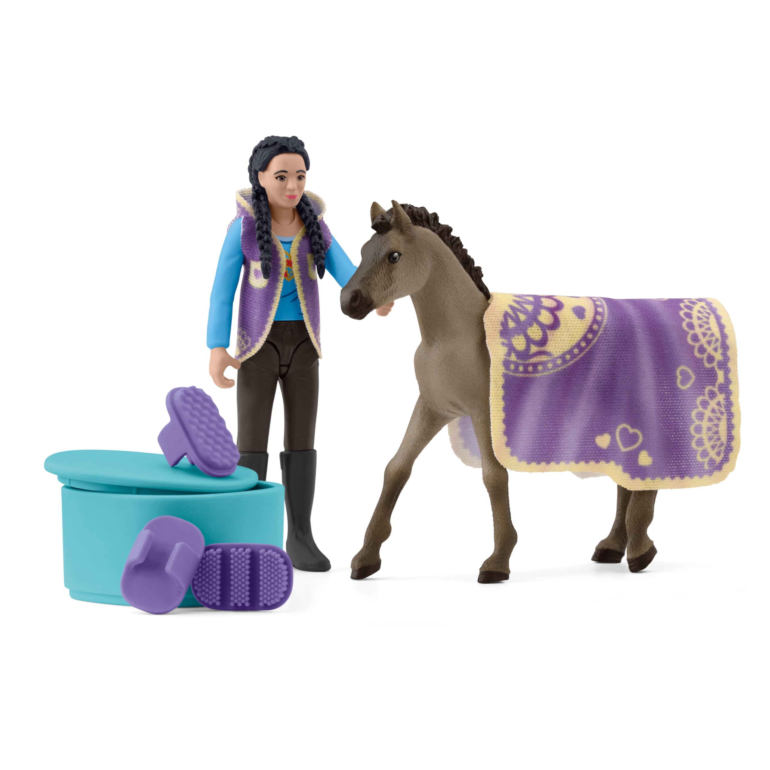 SCHLEICH Horse Club beautyset Met Kim 42753