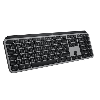 Logitech Master Series Mx Keys S For Mac - Keyboard - Full Size - Backlit - Wireless - Bluetooth Le - Qwerty - Uk - Spac