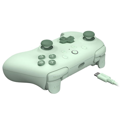 8bitdo Ultimate 2C Wired Controller for Windows PC and Android, with 1000Hz Polling Rate, Hall Effect Joysticks and Hall Triggers, and Remappable L4/R4 Bumpers (Green