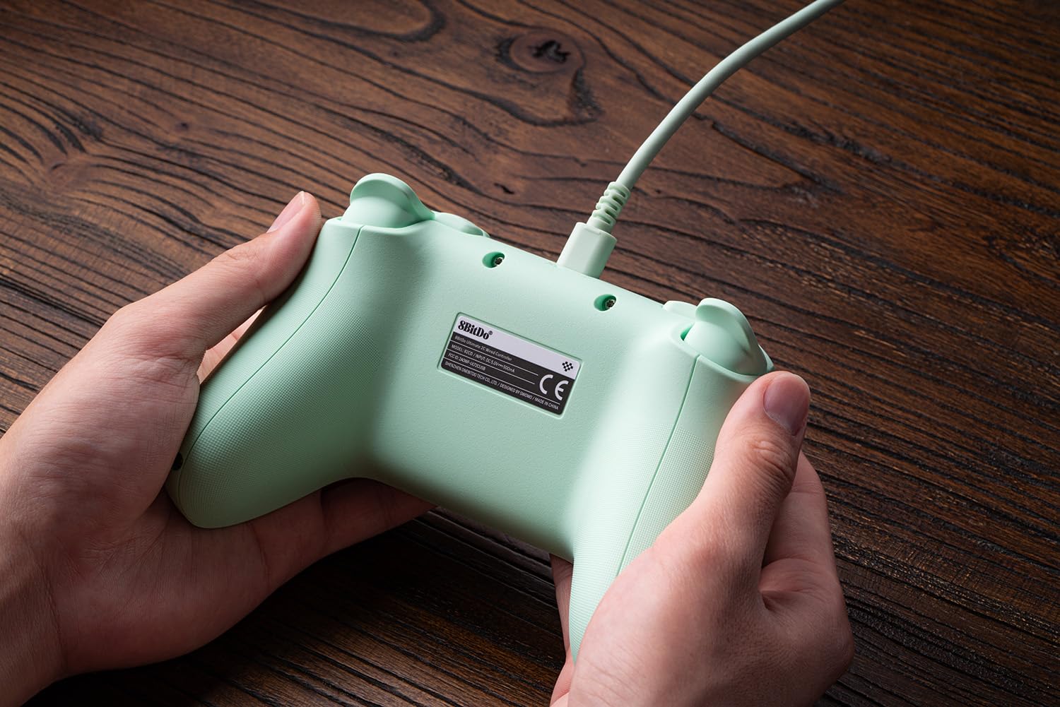 8bitdo Ultimate 2C Wired Controller for Windows PC and Android, with 1000Hz Polling Rate, Hall Effect Joysticks and Hall Triggers, and Remappable L4/R4 Bumpers (Green